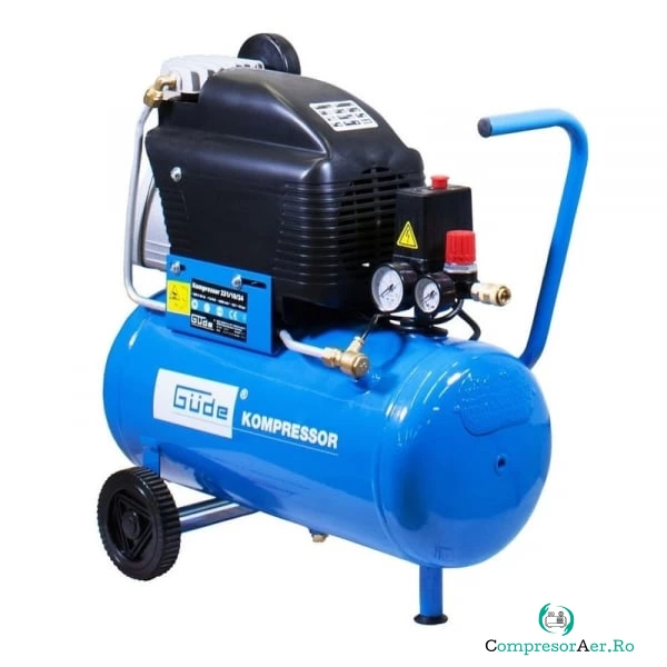 Compresor cu ulei cu un cilindru 231 10 24 Gude 50113, 1500 W, 24 L, 10 bari la 621.23 lei ron