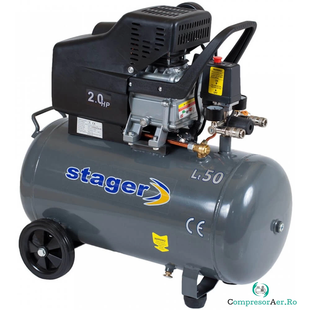 Compresor Stager HM2050B, 1500W, 8 Bar, 50L